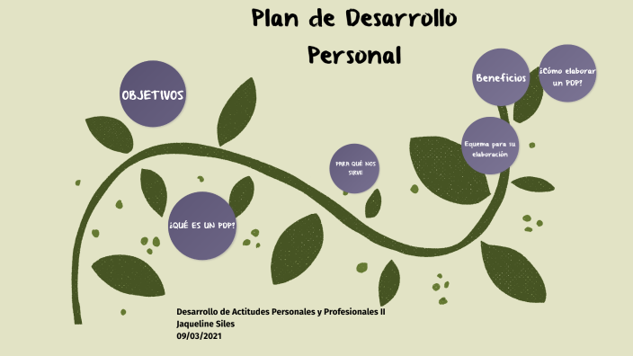 plan de desarrollo personal para el trabajo