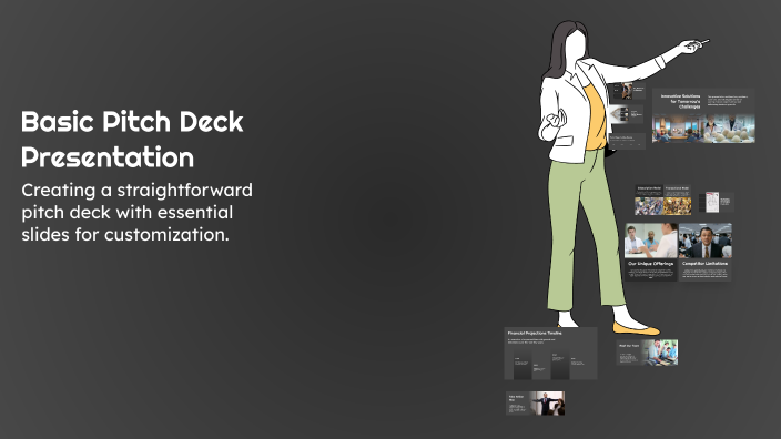 Basic Pitch Deck Presentation by Gray Condrell on Prezi