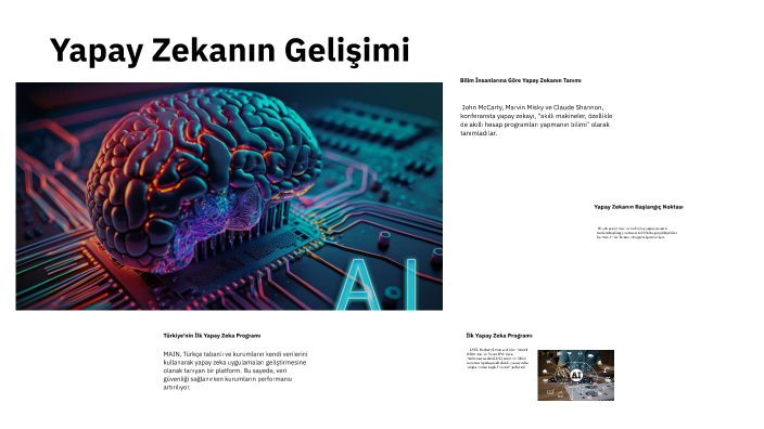 Yapay Zekanın Gelişimi by kaan kavaklı on Prezi