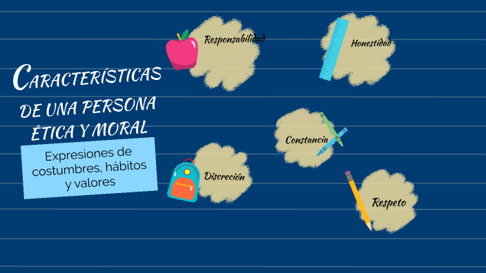 CARACTERÍSTICAS DE UNA PERSONA ÉTICA Y MORAL by Paulina Recto on Prezi