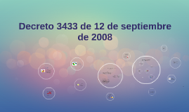 Decreto 3433 de 12 de septiembre de 2008 prezi