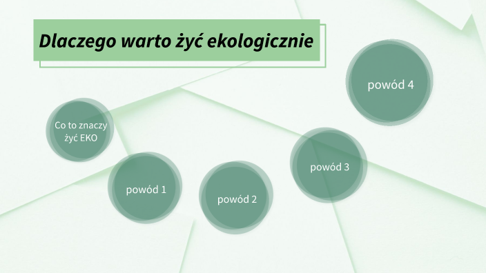Dlaczego warto żyć ekologicznie by Julia Ogorzałek on Prezi