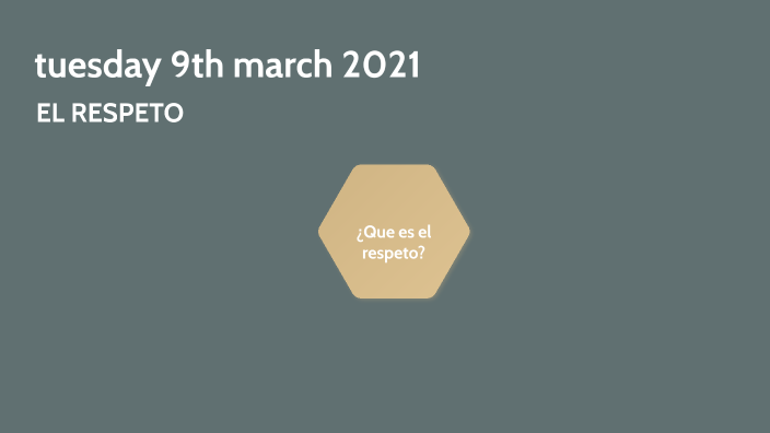 el respeto by clara niño martinez on Prezi