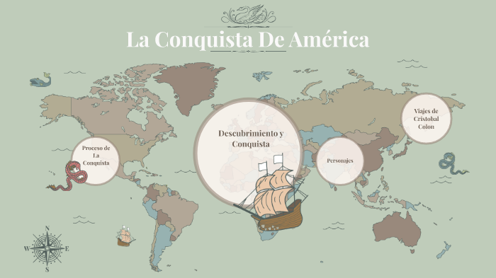 La Conquista De América y Sus Viajes De Cristobal Colon by mabita ...