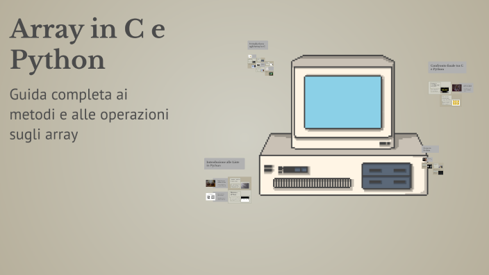 Array in C e Python by Davide on Prezi