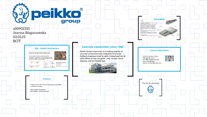 Peikko Group By On Prezi