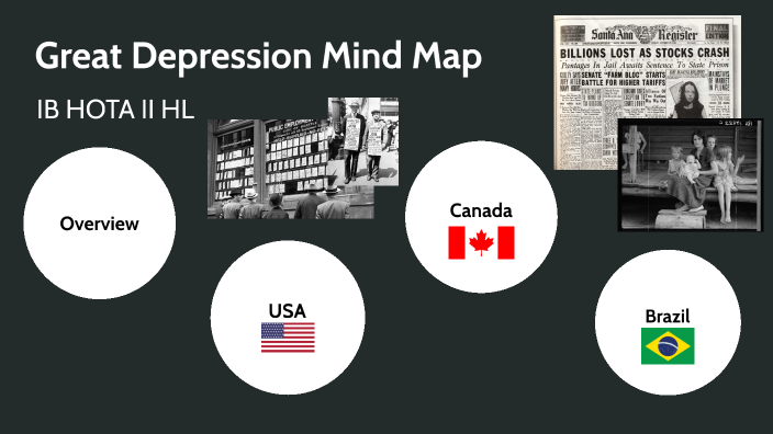 Great Depression Mind Map by Lily Chilson