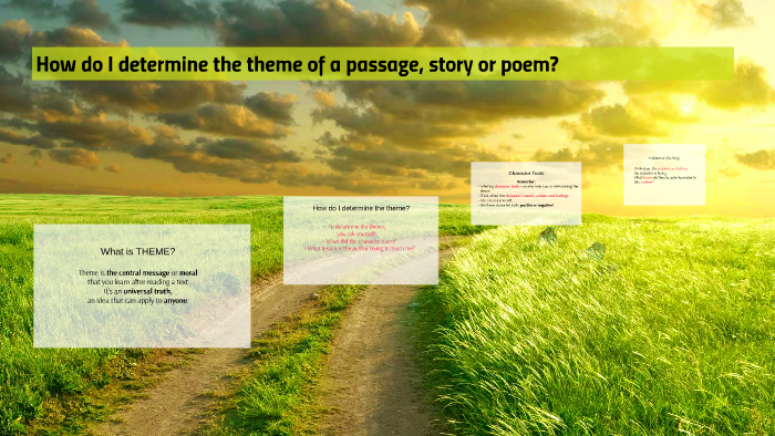 how-do-i-determine-the-theme-of-a-passage-story-or-poem-by-analia-wells