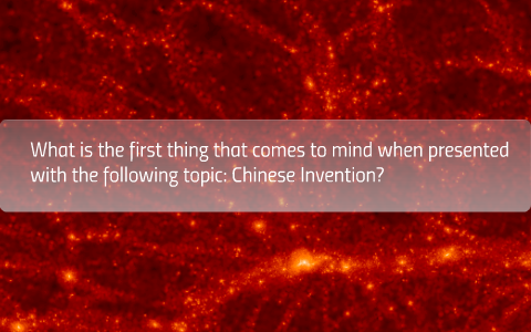 Four Great Inventions by Stephen P on Prezi