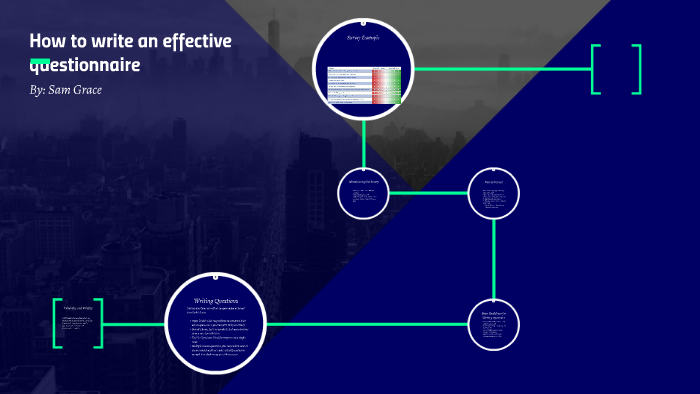 How to write an Effective Questionnaire by Sam Grace on Prezi