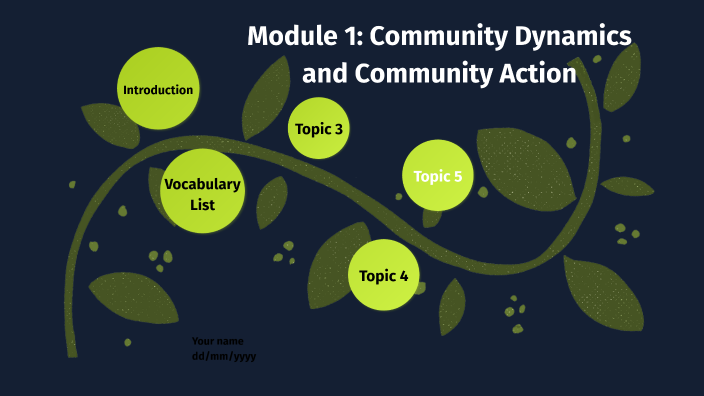 community dynamics and community action essay