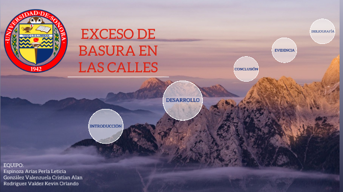 Exceso de basura en las calles by Alan Gonzalez on Prezi