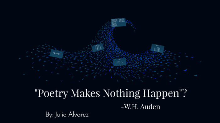 scansion of poetry makes nothing happen