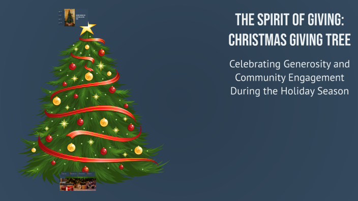 The Spirit Of Giving Christmas Giving Tree By Sarah Smith On Prezi