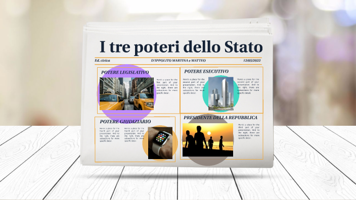 i 3 poteri dello stato by M D on Prezi
