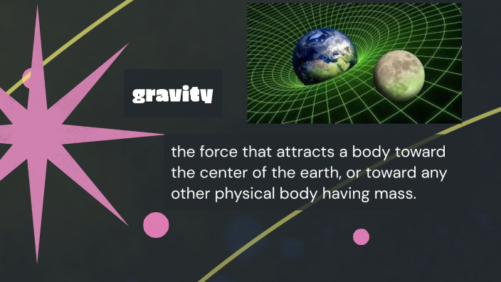 creating a multimedia presentation about gravity