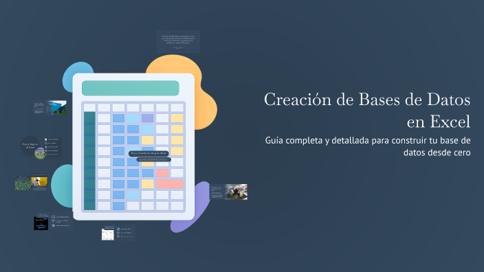 Creación de Bases de Datos en Excel by jose alexander flores on Prezi
