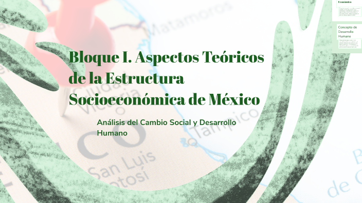 Bloque I. Aspectos Teóricos de la Estructura Socioeconómica de México