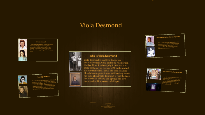 Viola Desmond Timeline by Reid Boland on Prezi