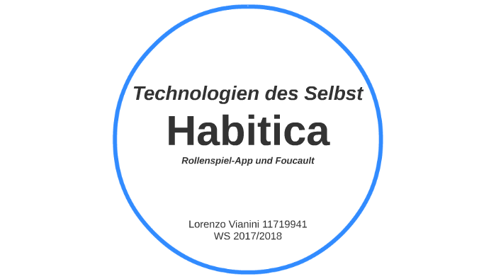 Technologien des Selbst by Lorenzo Vianini on Prezi