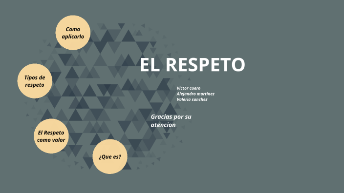 El respeto by Victor Cuero on Prezi