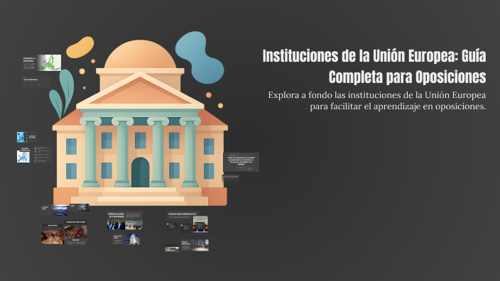 Instituciones de la Unión Europea: Guía Completa para Oposiciones by ...