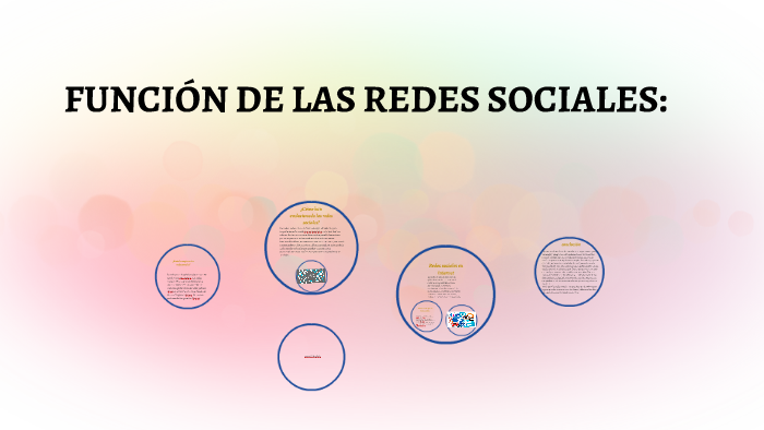 FUNCIÓN DE LAS REDES SOCIALES: by maria guadalupe pluma on Prezi