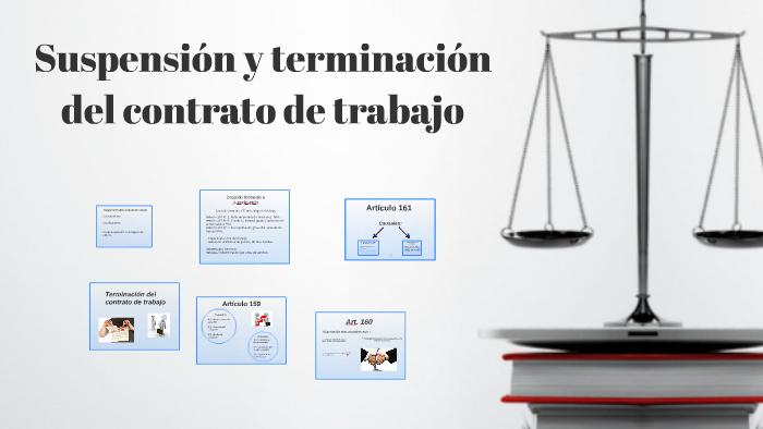 Suspensión Y Terminación Del Contrato De Trabajo By Fabiola Fuentes