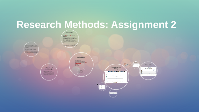 research methods assignment 2