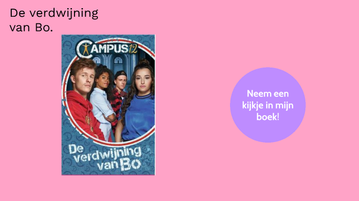 De verdwijning van Bo by Enora De Taeye on Prezi