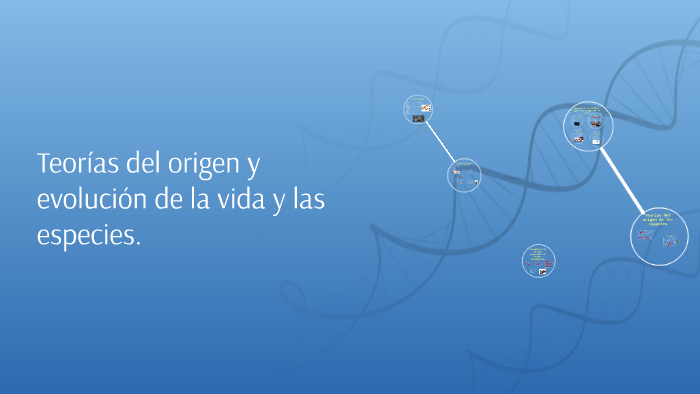 Teorías del origen y evolución de la vida y las especies. by Nazareth ...