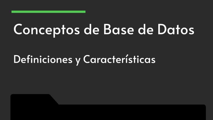 Conceptos de Base de Datos by Brayan David Muñoz Nuñez on Prezi