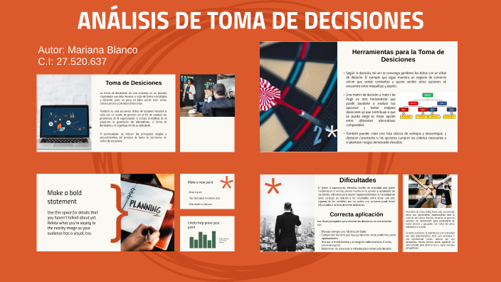 ANÁLISIS DE TOMA DE DECISIONES by Mariana Blanco on Prezi