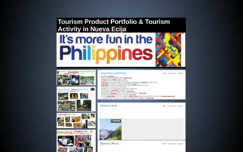 Tourism Product Portfolio & Tourism Activity in Nueva Ecija by Rizaldy ...