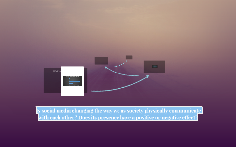 Is social media changing the way we as society physically c by Jamelia