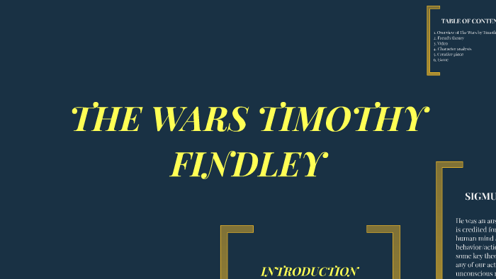 The Wars by Timothy Findley