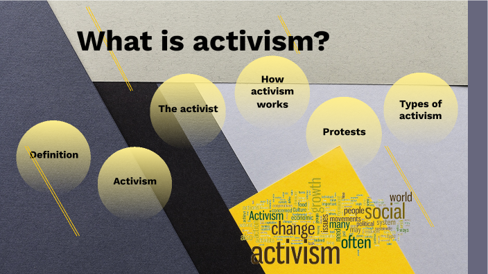 What Is Activism? By Charlie Nelson On Prezi