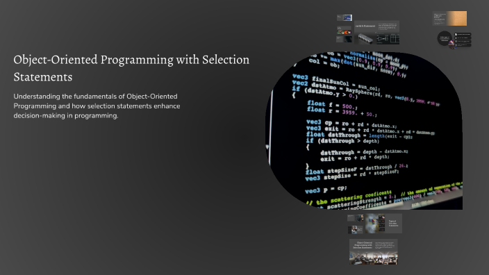 Object-Oriented Programming with Selection Statements by Naihouy Loem ...