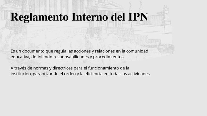 Actualización del Reglamento Interno del IPN by Eréndira Ávila Sánchez