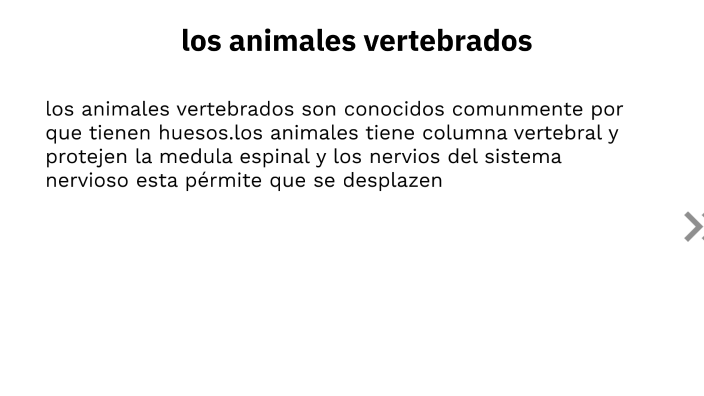 los animales vertebrados by felipe lozano on Prezi