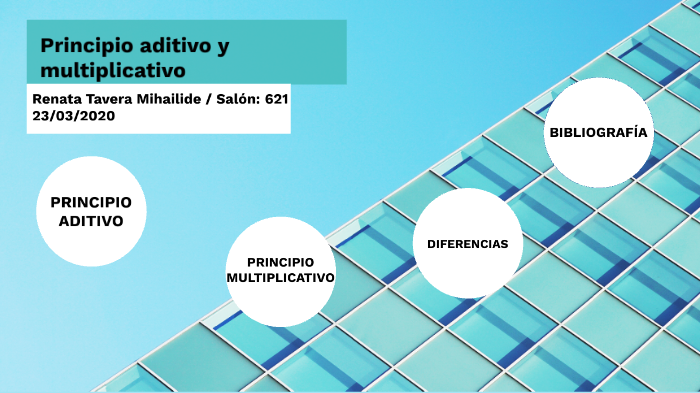 Principio Aditivo Y Multiplicativo By Ren Tavera On Prezi