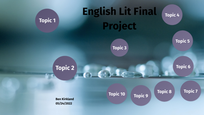 English lit final project by Ben Kirkland on Prezi