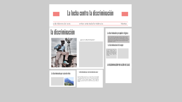 la discriminación by prezi ciudadania on Prezi