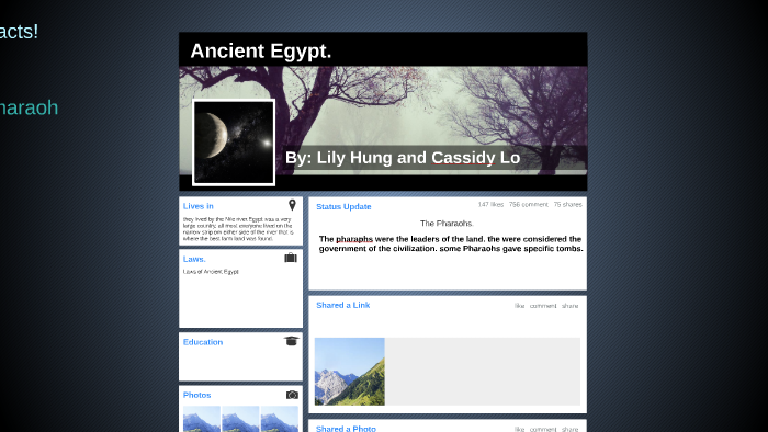 Ancient Egypt. by Cassidy Lo on Prezi