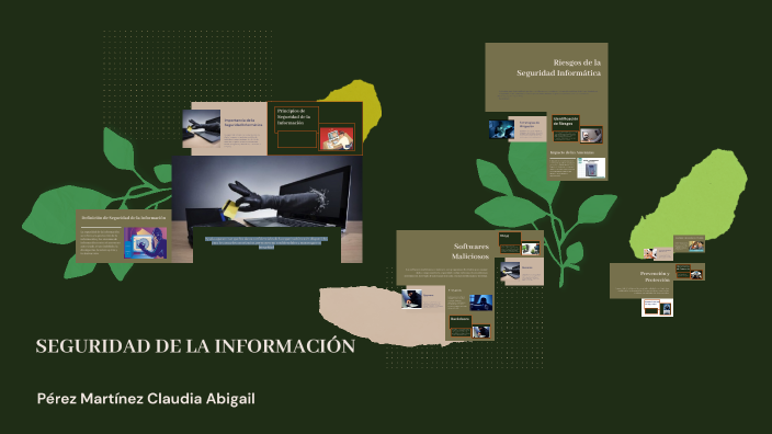 SEGURIDAD DE LA INFORMACIÓN by Claudia Abigail Pérez Martínez on Prezi