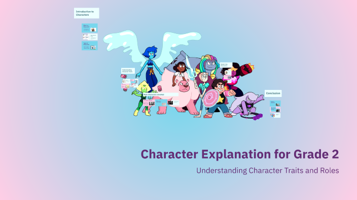 Character Explanation for Grade 2 by Taylor Clarke on Prezi