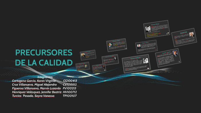 Precursores de la Calidad by Norma Arias on Prezi