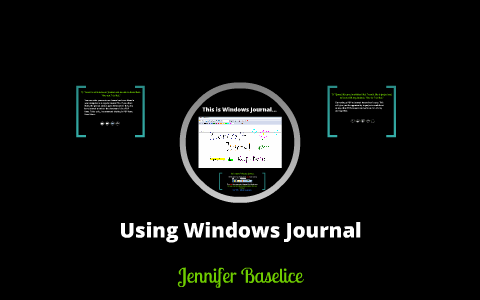 Windows journal что это за программа и нужна ли она