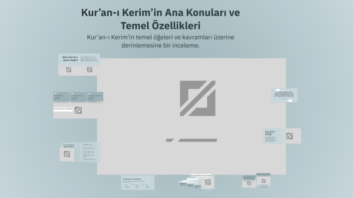 Kur’an-ı Kerim’in Ana Konuları ve Temel Özellikleri by Rabia Palit on Prezi