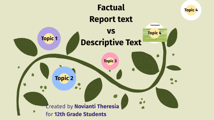 Factual Report Text vs Descriptive Text by Novianti Theresia on Prezi